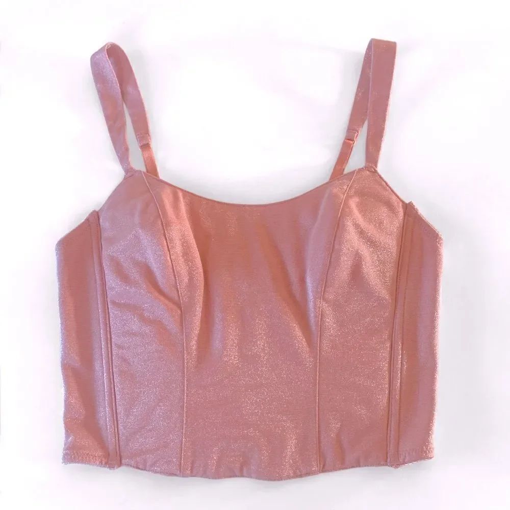 Vintage Victorias Secret Bustier Crop Top